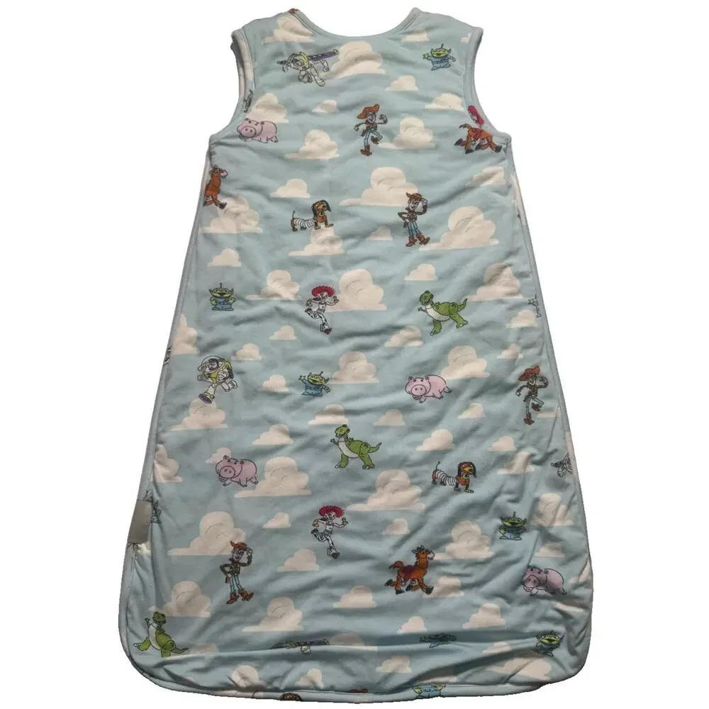 Disney Baby Toy Story Sleep Sack & Hat 0-6M 1.0 TOG Blue Cloud Print